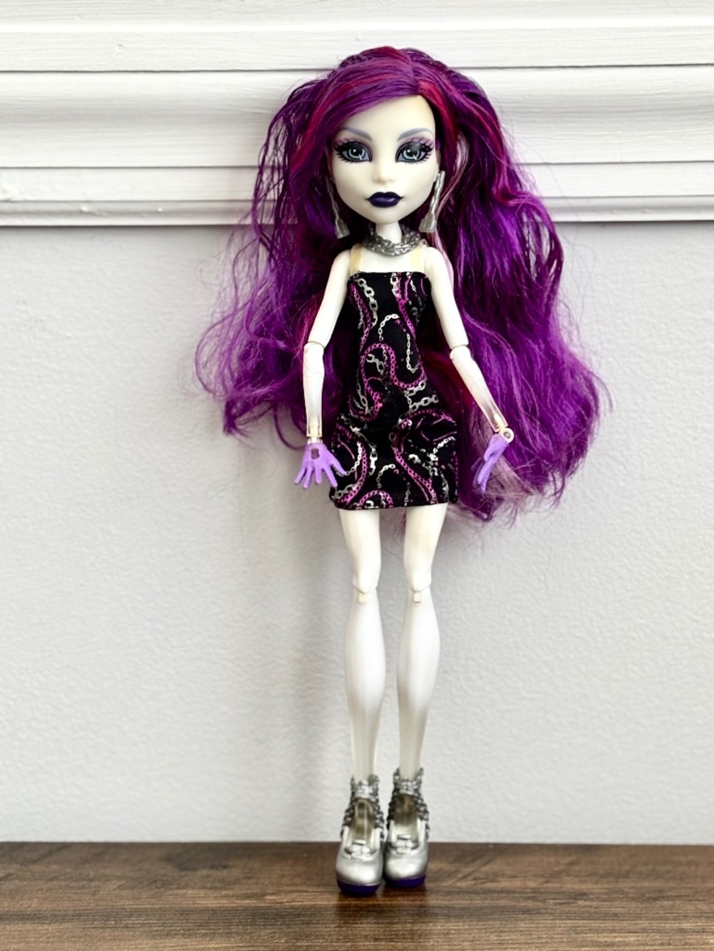 Monster High Spectra Vondergeist Original First Wave Dress Shoes Jewelry Doll